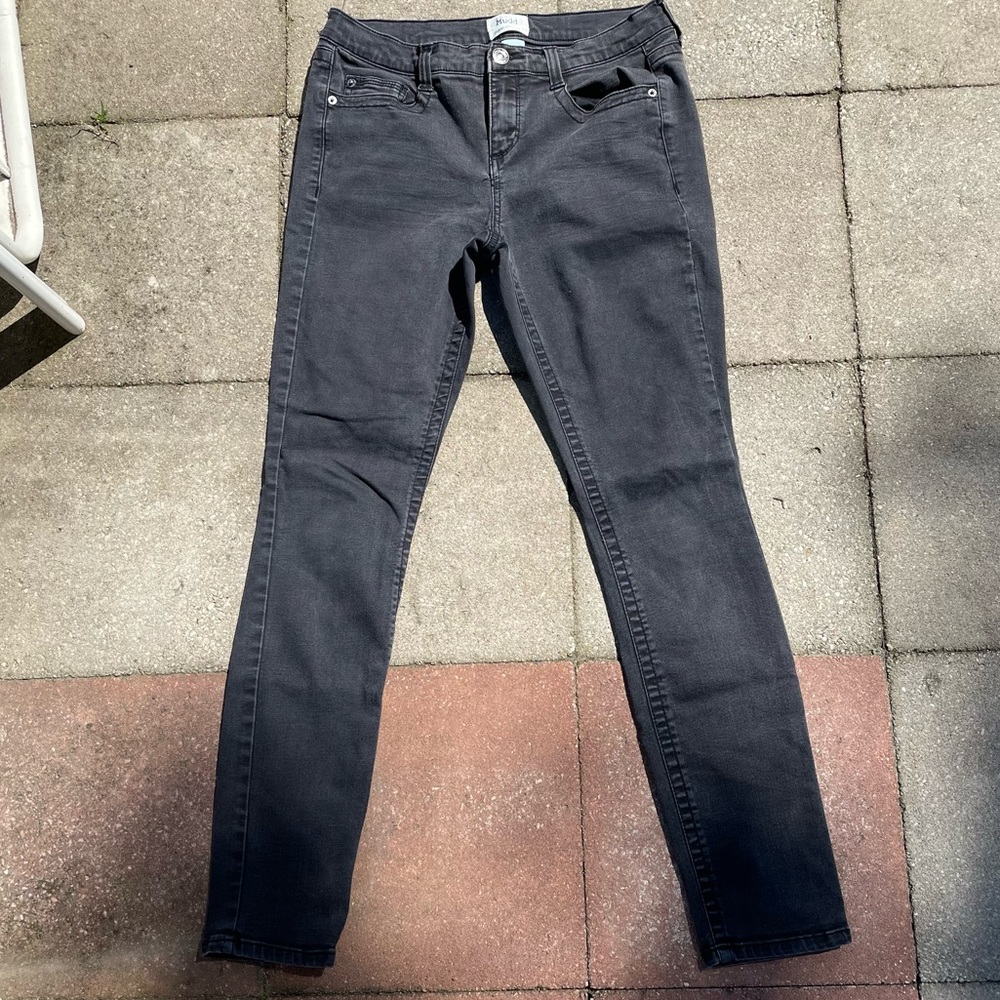 Faded Black Skinny Jeans